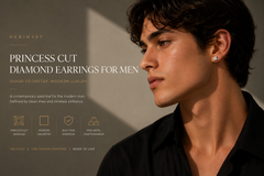 Why Princess Cut Diamond Stud Earrings for Men Are Growing in Popularity