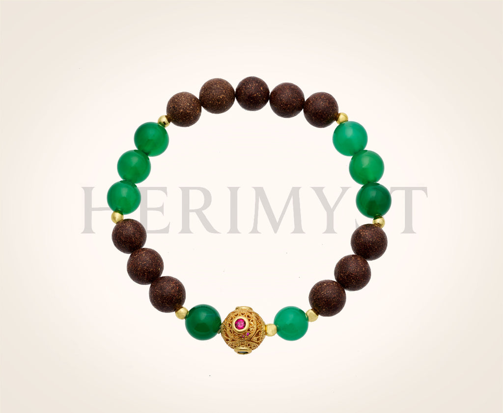 Mèng Qī 梦栖 ｜ Ancient Ambergris Incense Bead Bracelet – Herimyst