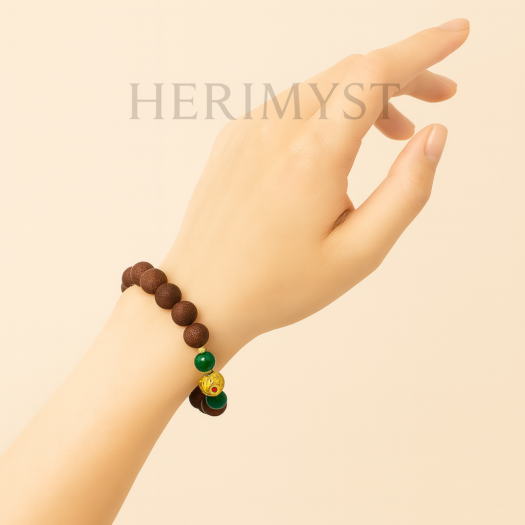 Mèng Qī 梦栖 ｜ Ancient Ambergris Incense Bead Bracelet – Herimyst