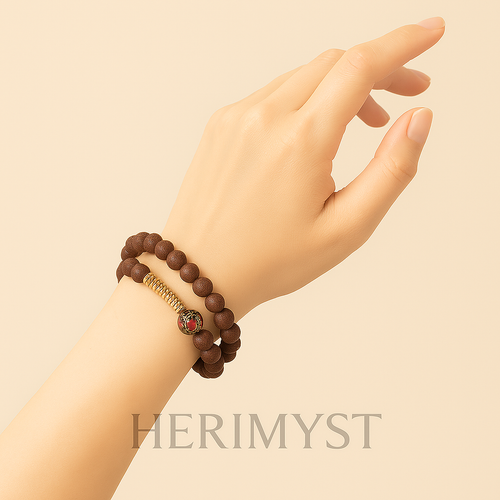 Ān Lán 安澜 (Tranquil Current) | Dragon Amber Classic Blend Incense Bead Bracelet – HERIMYST